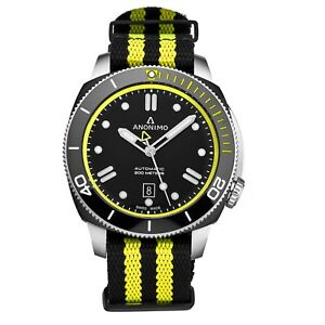 【送料無料】腕時計　アノニモメンズノーチロストラップanonimo mens am100210007a15 nautilo nato strap automatic watch