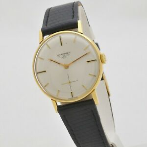 【送料無料】腕時計　ロンジンゴールドマニュアルサービスlongines 60s 18 kt gold 34 mm ref 7515 manual cal l302 serviced