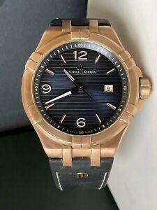 【送料無料】腕時計　モーリスロワブロンズメンズリミテッドエディションアイコンボックスmaurice lacroix bronze ai1028brz014201 mens limited edition of 500 aikon box