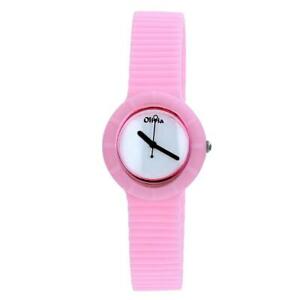 【送料無料】腕時計　オリビアピンクシリコーンストラップウォッチolivia pink silicone adjustable strap watch 14,425円