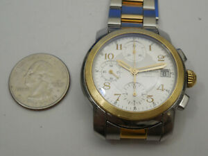 【送料無料】腕時計　ボームメルシエゴールドスチールケープランドクロノグラフbaume mercier 18k gold steel 38mm capeland automatic chronograph