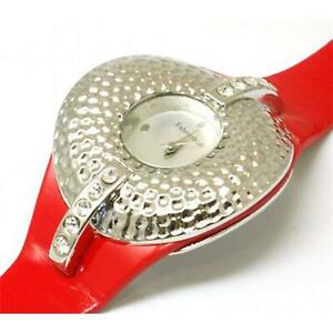 【送料無料】腕時計　レディースラウンドファッションレッドストラップウォッチfahrenheit ladies round fashion red strap watch
