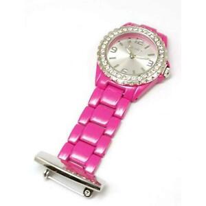 【送料無料】腕時計　ヘンリーグラマーホットピンクエナメルフォブウォッチhenley glamour hot pink enamel beauticians fob watch hf015