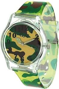 【送料無料】腕時計　コアボーイズアナロググリーンアーミープラスチックストラップウォッチcore boys analogue green army camouflage plastic strap watch core06
