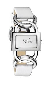 【送料無料】腕時計　レディードナホワイトレザーウォッチストラップスペシャルフィットdamp;g lady donna dw0563 genuine white leather watch strap special fit 18mm