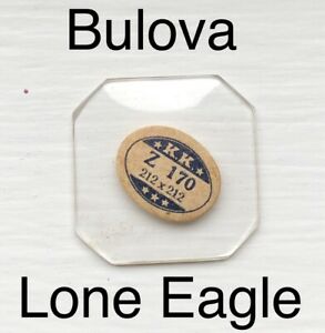 【送料無料】腕時計　ヴィンテージブローバローンイーグルウォッチガラスクリスタルアンティークrare nos vintage 1920s bulova lone eagle watch glass crystal antique 13,666円