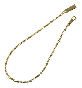 【送料無料】腕時計　チェーンメンズイエローゴールドトーンベルトフックエクストラロングusa made watch chain mens yellow gold tone belt hook 20 extra long