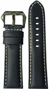 【送料無料】腕時計 パナライパナタイムネイビーレザーウォッチストラップ24x22 rios1931 for panatime navy leather watch strap for panerai|hokushin