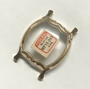 【送料無料】腕時計　ヴィンテージベンラスシールドウォッチガラスクリスタルrare nos vintage benrus shield shape watch glass crystal only