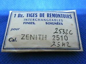 【貨物輸送無料】ウォッチ ヴィタゲティゲドレモントワールゼニトキャリバーvitage tige de remontoir zenith calibre 2510 2532 c 2542 winding stem nos 男女兼用腕時計-腕時計