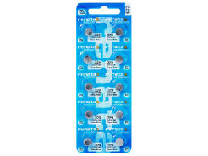 【送料無料】腕時計　×レナータピラバタオロロギフリー10 x renata 329 pila batteria orologio mercury free silver oxide sr731sw 155v