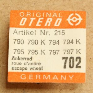 【貨物輸送無料】ウォッチ アンカーホイールエスケープホイールotero 790 part 702, ankerrad, escape wheel 790k 794 794k 795 795k 797 797k 男女兼用腕時計-腕時計
