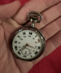 【貨物輸送無料】ウォッチ ジョリーモントルグーセットアンアージェントマッシフヌーボーjolie montre a gousset en argent massif debut xxeme art nouveau 男女兼用腕時計-腕時計