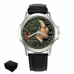 【送料無料】腕時計　グスタフマーラーオーストリアメンズクリスマスgustav mahler austrian composer mens wrist watch best christmas gift engraving