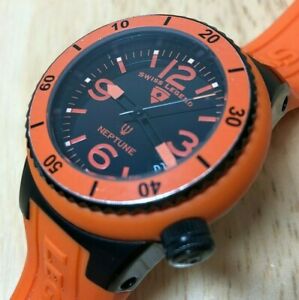 【送料無料】腕時計 スイスネプチューンレディダイバーアナログクォーツウォッチバッテリーswiss legend neptune lady 100m diver analog quartz watch hours~date~ battery|hokushin