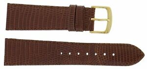 【送料無料】腕時計 イタリアトカゲストラップハニーカラーgenuine lizard strap 22mm honey color handmade in italy|hokushin