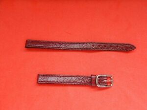 【送料無料】腕時計　コンフォーブルブレスレットシェブレテーブルボルドークース8 mm confortable bracelet chevre veritable bordeaux cousu