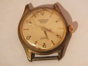 【送料無料】腕時計　アンシエンヌモントルメカニークラウサンウォッチスイスルビancienne montre mecanique lausann watch swiss made 18 rubis