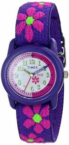 【送料無料】腕時計　キッズタイムマシンパープルストラップウォッチタイムティーチャーtimex t89022, kids time machines purple elastic strap watch, time teacher