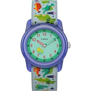 【送料無料】腕時計　キッズタイムマシンtimex tw7c77300, kids time machines elastic watch, dinosaurs, time teacher