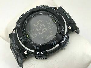 【貨物輸送無料】ウォッチ アーミトロンオールスポーツメンデジタルウォッチブラックマルチファンクションバックライト 男女兼用腕時計-腕時計