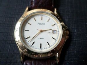 【送料無料】腕時計　アキュリストゲンツクォーツウォッチaccurist cal6m12 gents quartz watch