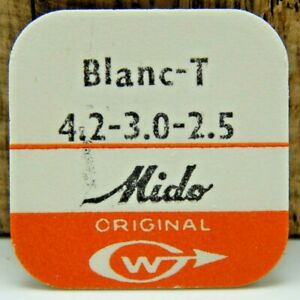 【送料無料】腕時計　ヴィンテージミドステンレススチールウォッチクラウンブランvintage nos mido stainless steel watch crown blanc t 423025 42mm signed 14,045円