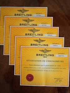 【送料無料】腕時計　セットマニュアルブックガイドブライトリングbreitling cosc paperwork diploma part of set manual book guide booklet var 2 4