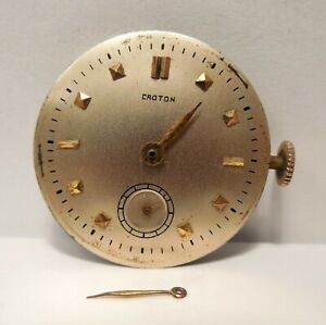 【貨物輸送無料】ウォッチ クロトンマニュアルメンズリストウォッチcroton  t 30  518  17 jewels  manual wind  mens wrist watch movement 男女兼用腕時計-腕時計