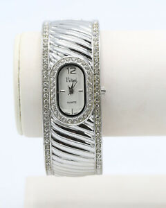 【送料無料】腕時計　ヴィンテージヴィヴァーニシルバートーンブレスレットウォッチバッテリーvintage 1990s vivani silver tone bracelet watch, battery