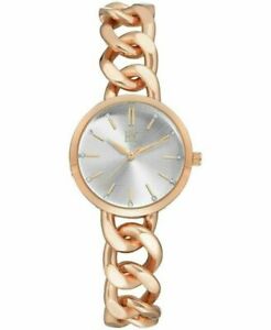 【送料無料】腕時計　レディースローズゴールドトーンチェーンブレスレットクォーツレディースミリメートルinc womens rose gold tone chain bracelet quartz ladies 30 mm genuine watch