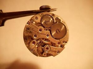 【送料無料】腕時計　ヴィンテージウォッチムーブメントゴーライトグレートプラスステムクラウンメンズvintage fhf watch movement gorite runs great 16j plus stem amp; crown mens mvt