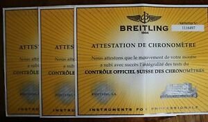 【送料無料】腕時計　ブライトリングセットマニュアルブックガイドbreitling cosc paperwork diploma part of watch set manual book guide booklet 34