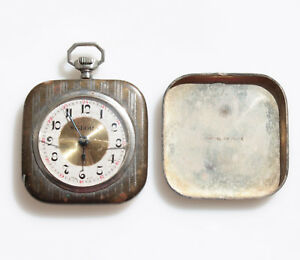 【貨物輸送無料】ウオッチ モントレグーセットアンシエンヌソラスイスアンメタルアルジャントmontre gousset ancienne solora suisse en metal argent