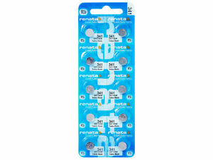 【貨物輸送無料】ウォッチ レナータピラバタリアオロロギフリー10 x renata 341 pila batteria orologio mercury free silver oxide sr714未申 155v 男女兼用腕時計-腕時計