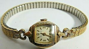 【貨物輸送無料】ウォッチ ヴィンテージレディースブローバワインディングキャリバーウォッチランvintage womens bulova 17j winding caliber l1 watch runs 男女兼用腕時計-腕時計