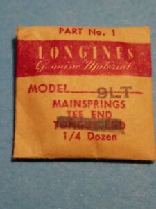 【貨物輸送無料】ウォッチ ヴィンテージロンジンメインスプリングティーエンドvintage longines 9lt watch mainspring nos tee end 腕時計-男女兼用腕時計