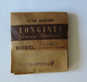 【貨物輸送無料】ウォッチ ロンジンメインスプリングウォッチパーツnos genuine longines 1040 mainspring watch part 770 男女兼用腕時計-腕時計