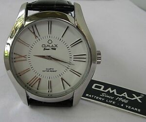 【送料無料】腕時計　ブレスレットエプソンクォーツqmax epson quartz watch with leather bracelet