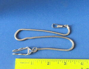【貨物輸送無料】ウォッチ アンティークインチシルバーカラーウォッチフォブグラムantique  14 12  inch  silver color watch fob  110  grams 腕時計-男女兼用腕時計