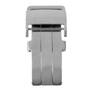 【貨物輸送無料】ウオッチ ステンレスクラスプpolished stainless steel folding deployment clasp
