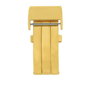 【貨物輸送無料】ウオッチ ゴールドトーンステンレスクラスプgoldtone stainless steel folding deployment clasp for luxury wristwatches