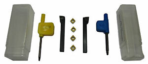 【貨物輸送無料】ウオッチ インデックスラートツールヒント6粍 indexable left hand and right hand lathe tools  4 tips for unimat emco