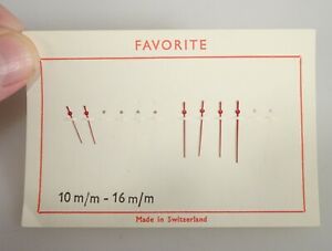 【送料無料】腕時計　ヴィンテージスイスレッドウォッチハンドvintage swiss red watch hands 10mm 16mm nos 58917