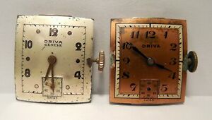 【送料無料】腕時計　ロットドリヴァマニュアルメンズリストウォッチlot of 2 driva 17 jewels manual wind mens wrist watch movements