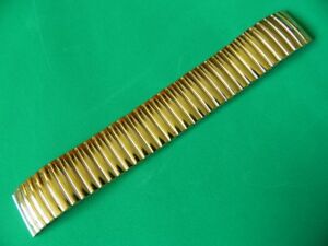 【送料無料】腕時計　ウルトラプラティックブレスレットドモントルプラケジョーンブリラントヌフ20 mm ultra pratique bracelet de montre extensible plaque or jaune brillant neuf