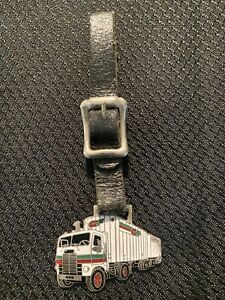 【貨物輸送無料】ウォッチ ヴィンテージフレートウェイウォッチフォブレザーストラップvintage consolidated freightway watch fob w leather strap 腕時計-男女兼用腕時計