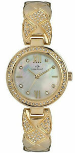 【送料無料】腕時計　タイムスビューポイントゴールドトーンリンクブレスレットウォッチパールtimex viewpoint cc3d80400, womens goldtone link bracelet watch, mother of pearl