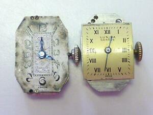 【貨物輸送無料】ウォッチ ヴィンテージルシナシュルツレディースムーブメントスイス2 vintage lusina  schulz ladies 17 jewels wrist watch movement swiss 腕時計-男女兼用腕時計