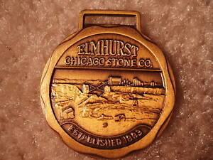 【貨物輸送無料】ウォッチ エルムハーストストーンシカゴウォッチフォブelmhurst stone co chicago, il watch fob eaf1